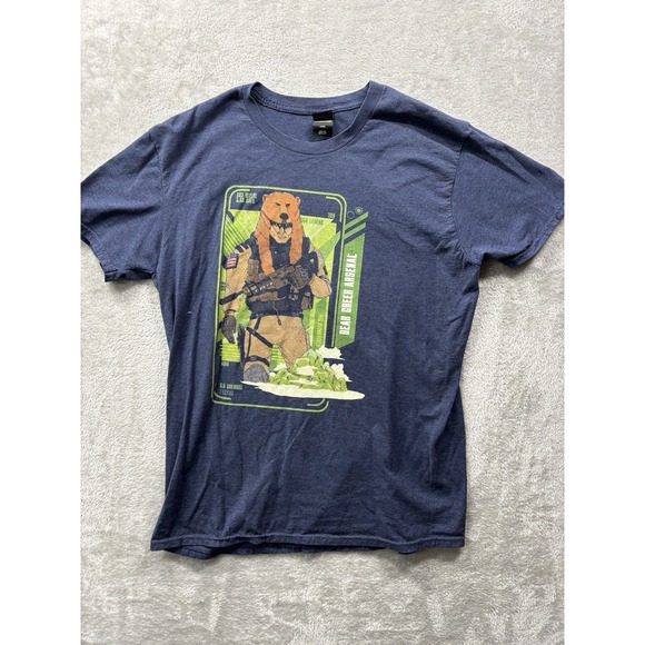 Other - BCA Bear Soldier Graphic T-Shirt Size Large Bear Green Arsenal